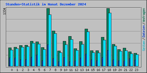 Stunden-Statistik im Monat Dezember 2024