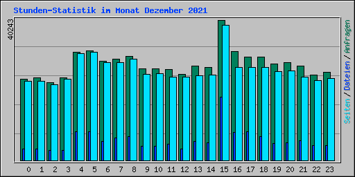 Stunden-Statistik im Monat Dezember 2021