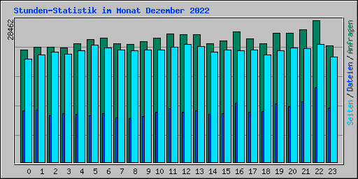 Stunden-Statistik im Monat Dezember 2022